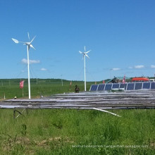 Wind Turbine Solar Panel Power Supply System Used on Farm